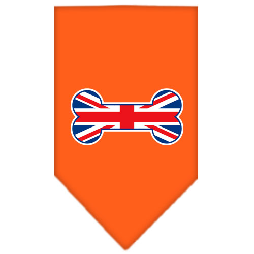 Bone Flag UK Screen Print Bandana Orange Small